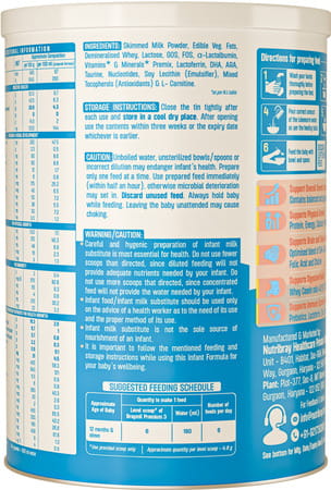 Braymil Premium 3 Infant Formula | Stage - 3 For 12 To 24 Months - 400 Gm
