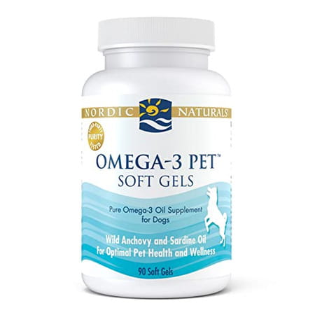 Nordic Naturals Omega 3 Pet Supplement 330 Mg Fish Oil For Dogs With Epa & Dha 90 Softgels