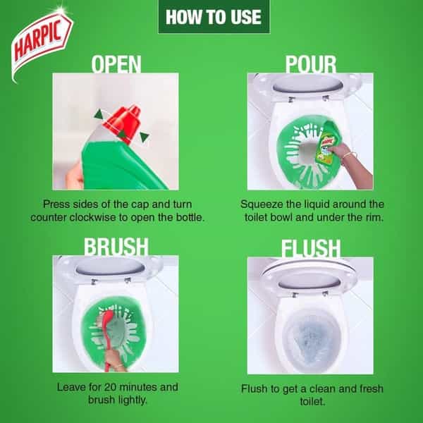 Harpic Naturofresh Floral Toilet Cleaner Bottle Of 500 Ml
