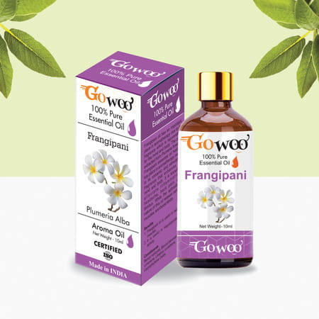 Pack Of 2 Frangipani Essential Oil & Argan Carrier Oil - 100% Pure & Natural Oil