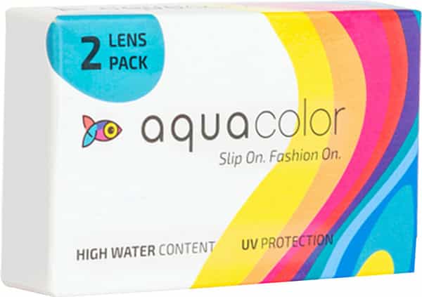 Aquacolor Misty White Monthly Disposablecolor Lenses (2 Lenses/Box/Plano) (0)