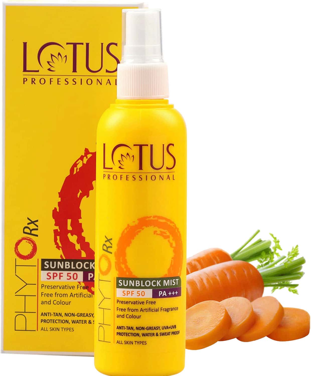 Lotus Professional Sunblock Mist Spf 50 - 0.286600921884934 Pounds Spray