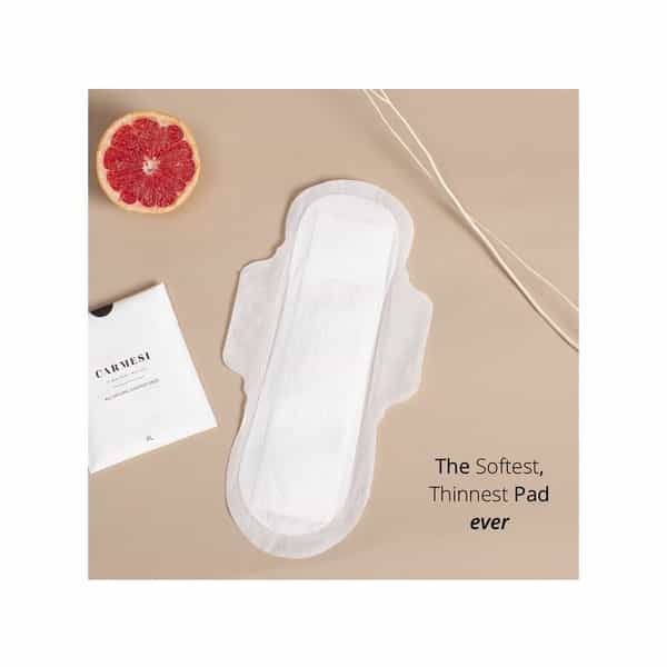 Carmesi All Natural Sanitary Pads - 5 Regular + 5 Xl (10 Pads)