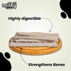 Dogaholic Milky Chew Stick Style Dog Treats | 30 Sticks Per Pack (Pack Of 4)