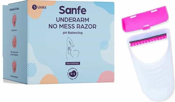 Sanfe Underarm No Mess Razor - Pack Of 5