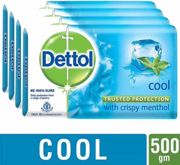 Dettol Cool Pack Of 4 Soap 4*125 Gm