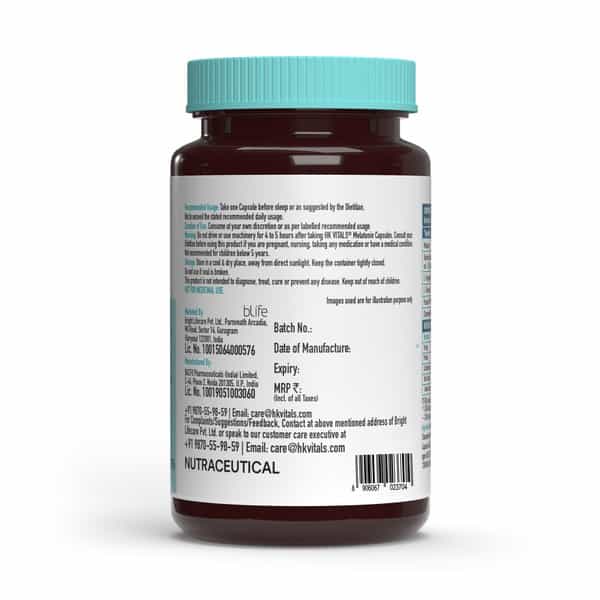 Hk Vitals Melatonin | 60 Capsules