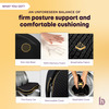 Betterhood Black Memory Foam Ergonomic Seat Cushion For Car