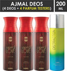 Ajmal 3 Sacred Love For Women & 1 Distraction For Men & Women Deodorants Each 200Ml Combo Pack Of 4