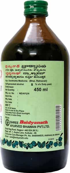 Baidyanath Asli Ayurved Drakshasav 450 Ml