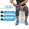 Besafe Forever Knee Support Cap Brace/Sleeves For Pain Relief | L | Pack Of 2
