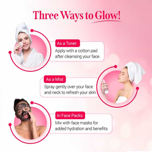 Nisha Refreshing Rose Water For Face 30Ml | Rose Water Face Toner For All Skin Types