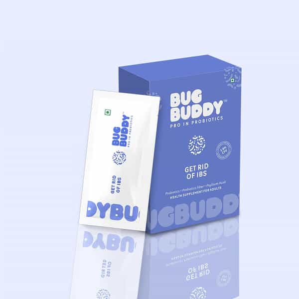 Bug Buddy Get Rid Of Ibs | Probiotic Ibs Medicine (5 Billion Cfu) | 15 Days Pack
