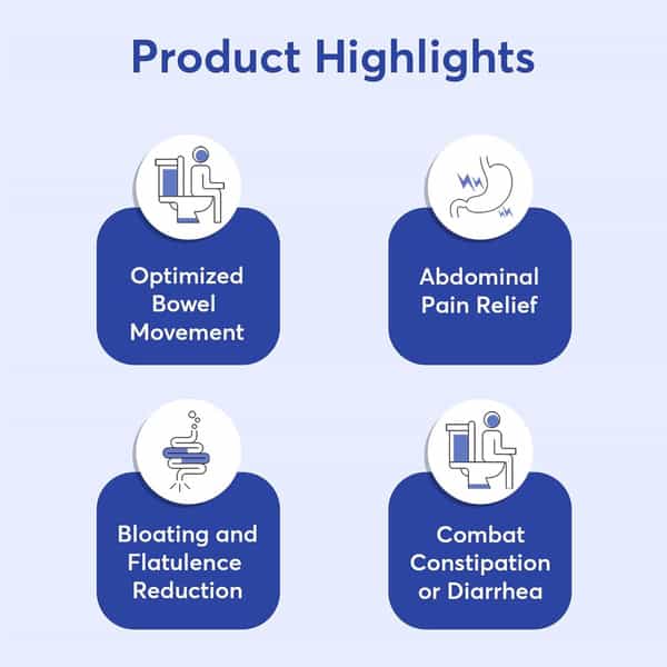Bug Buddy Get Rid Of Ibs | Probiotic Ibs Medicine (5 Billion Cfu) | 15 Days Pack