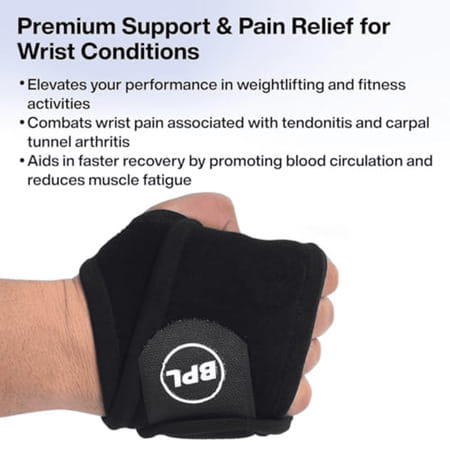 Bpl Medical Technologies Orthocare Elastic Wrist Binder With Thumb Support