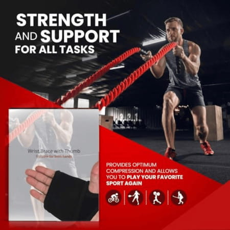 Bpl Medical Technologies Orthocare Elastic Wrist Binder With Thumb Support