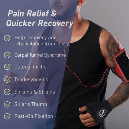 Bpl Medical Technologies Orthocare Elastic Wrist Binder With Thumb Support