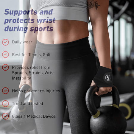 Bpl Medical Technologies Orthocare Elastic Wrist Binder With Thumb Support