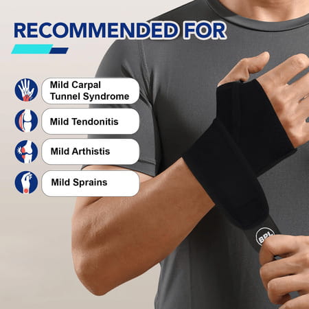 Bpl Medical Technologies Orthocare Elastic Wrist Binder With Thumb Support