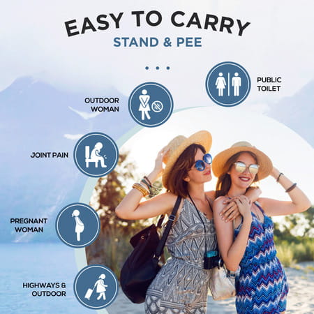 Mildcares Silicone Stand And Pee Reusable Female Urination Device (Pack Of 1)