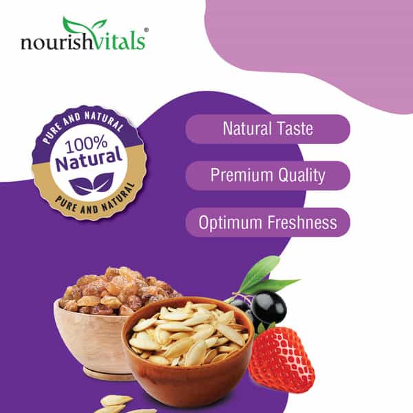 Nourishvitals Trail Mix With Real Nuts | Seeds & Dried Fruits | 100% Natural | Masala Flavor | 200G