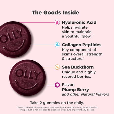 Olly | Glowing Skin | Plump Berry | 50 Gummies