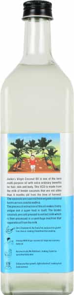 Jivika Cold Pressed Virgin Coconut Oil 1Ltr Bottle