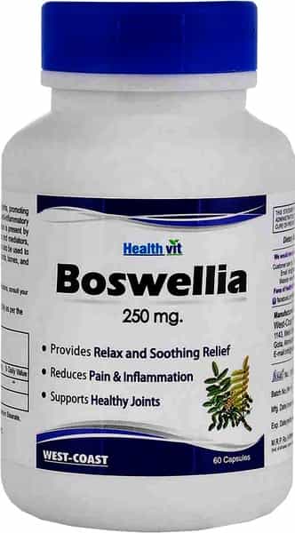 Healthvit Boswellia Superfood Powder 250 Mg For Healthy Joints -60 Capsules