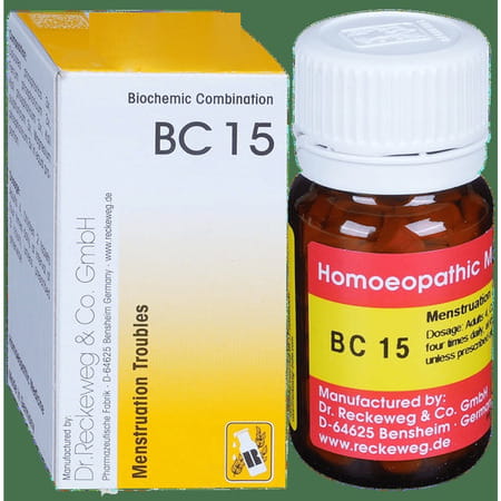 Dr. Reckeweg Bio Combination 15 (Bc 15) Tablet 20 No'S