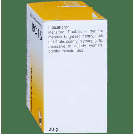 Dr. Reckeweg Bio Combination 15 (Bc 15) Tablet 20 No'S
