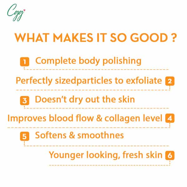 Cgg Cosmetics Vitamin C Gel Exfoliating Body Scrub & Gentle Scrub (Combo Packs) - 350Gm
