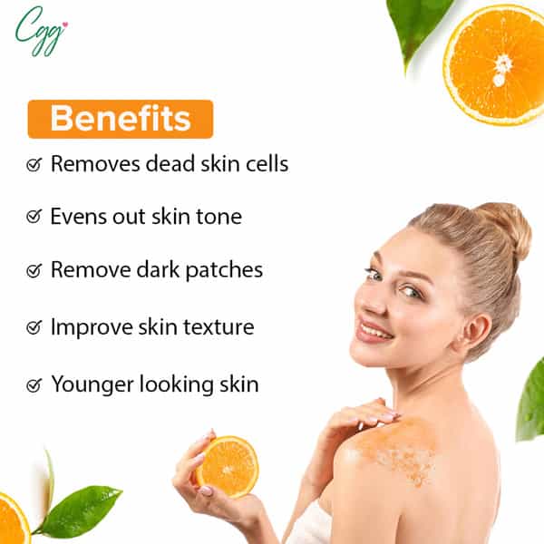 Cgg Cosmetics Vitamin C Gel Exfoliating Body Scrub & Gentle Scrub (Combo Packs) - 350Gm