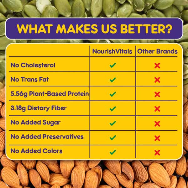 Nourishvitals Multigrain Choco Chunk Nuts Bar Naturally Rich In Vitamins & Minerals 200G