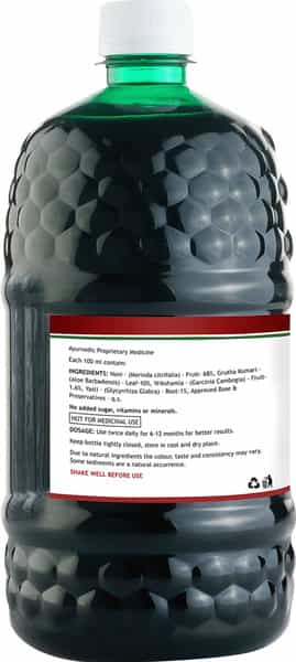 Inlife Noni Gold Fruit Juice Concentrate Plus Garcinia & Aloe Vera Liquid Drink 1 Litre Family Pack