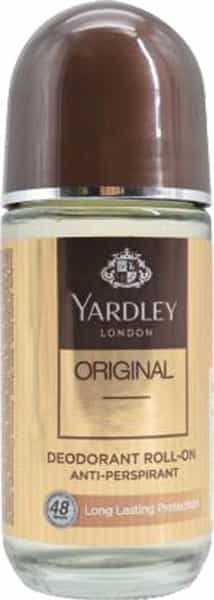 Yardley London Original Anti-Perspirant Deodorant For Men & Women Roll-On - 50 Ml