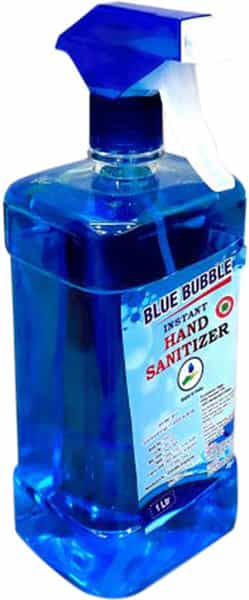 Blue Bubble Sanitizer 1 Ltr 1 Bottle