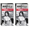 Manforce Ribbed & Dotted Sunny Edition Condoms 10 Pcs X Pack Of 2
