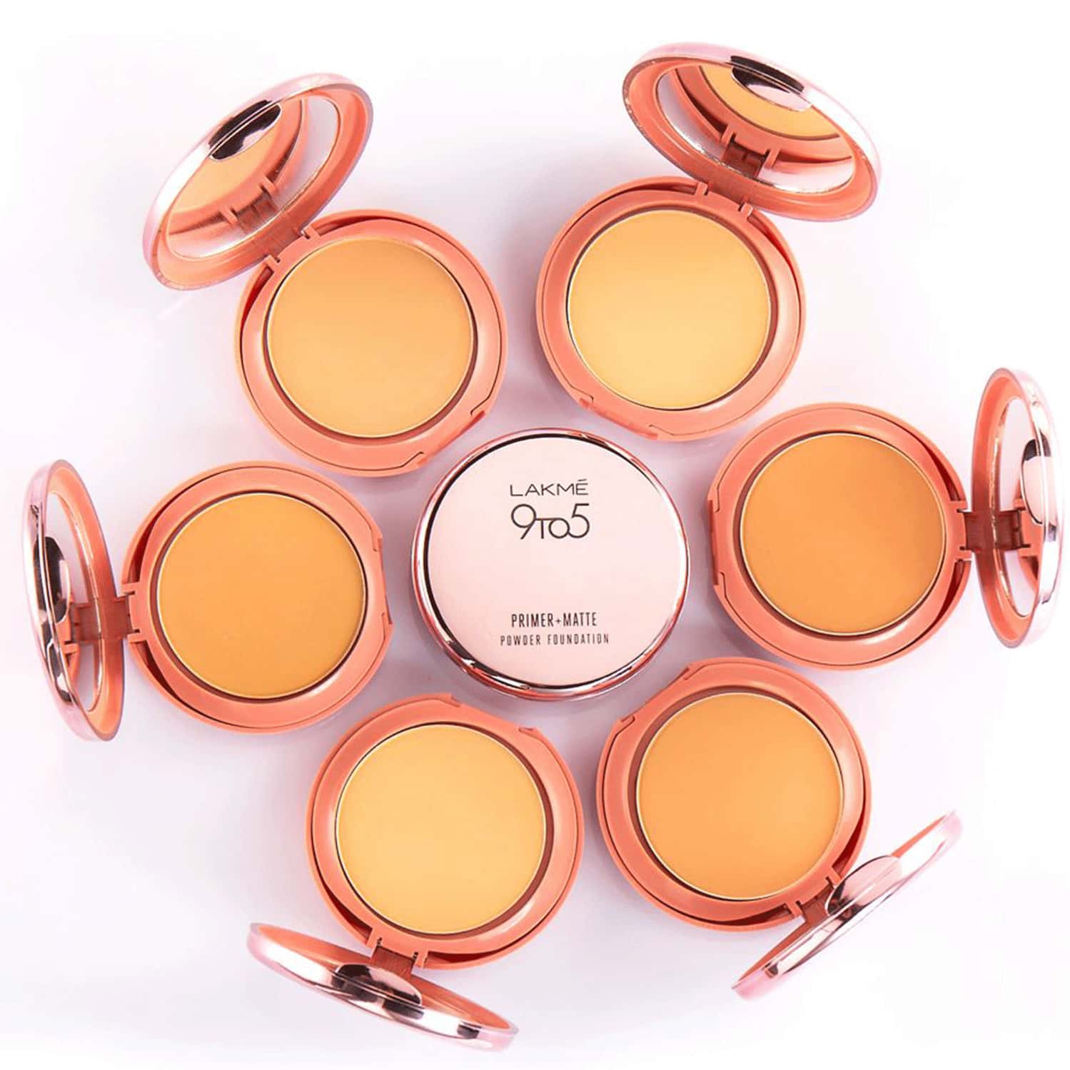 Buy LAKME 9 TO 5 PRIMER + MATTE POWDER FOUNDATION COMPACT SILKY GOLDEN