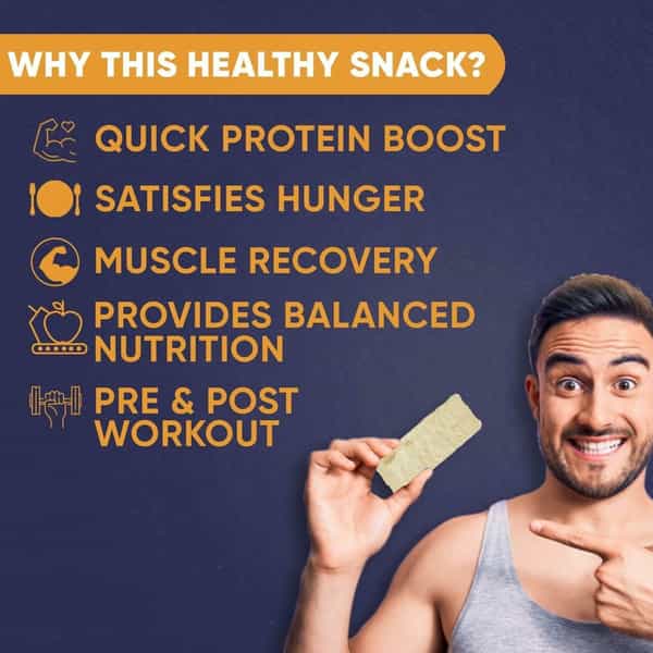 Fitspire Protein Bar - Blueberry Flavor 60Gm | Protein Bars X Pack Of 4
