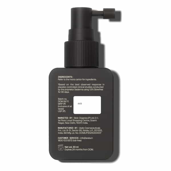 Arata Anti - Grey Hair Serum | Helps Slow Premature Greying | 30 Ml