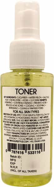Auli Pore Minimising Toner Hydrating Ph Balancing Super Refreshing Formula - 100Ml