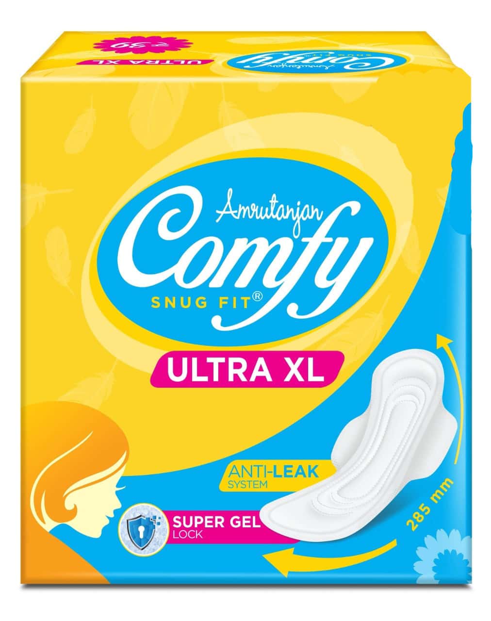 Buy Amrutanjan Comfy Ultra Xl Sanitary Pads Packet Of 6 Online at Flat
