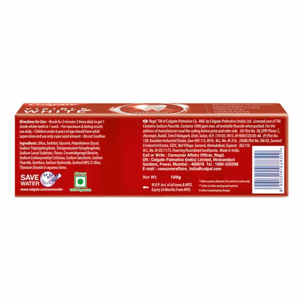 Colgate Visible White Instant Toothpaste - 100Gm