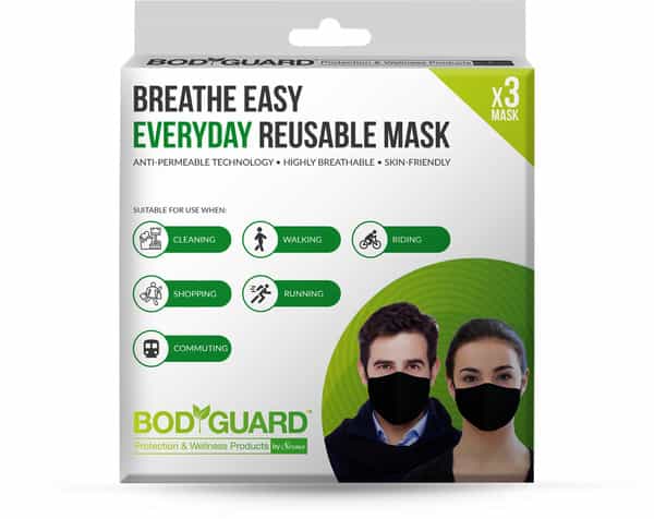 Bodyguard Anti - Microbial Reusable Face Mask N95