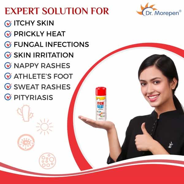 Dr. Morepen Itch Beat Antifungal | Dusting Powder | 100 Gm