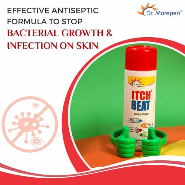 Dr. Morepen Itch Beat Antifungal | Dusting Powder | 100 Gm
