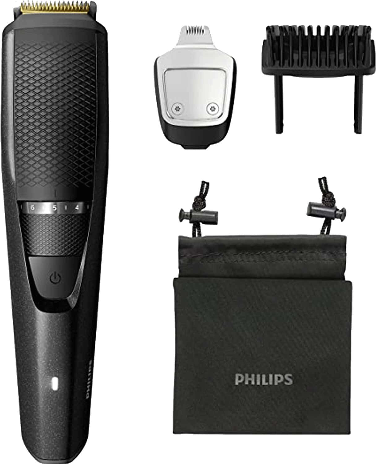 Philips Bt3241/15 Smart Beard Trimmer- Power Adapt Technology For Precise Trimming