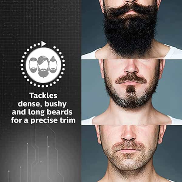 Philips Bt3241/15 Smart Beard Trimmer- Power Adapt Technology For Precise Trimming