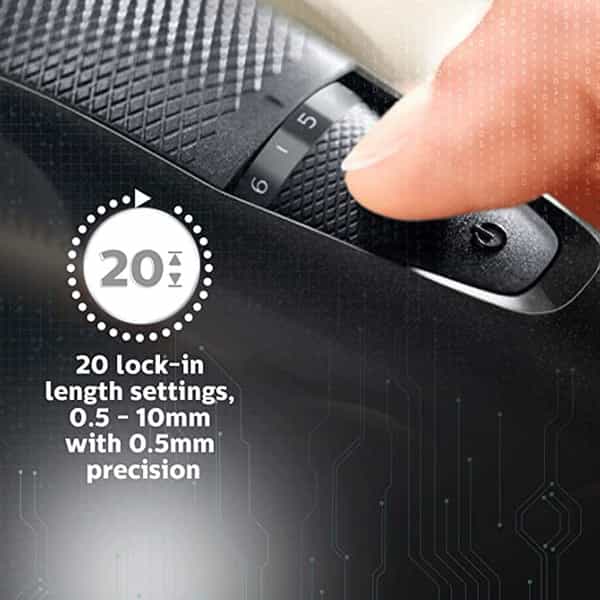 Philips Bt3241/15 Smart Beard Trimmer- Power Adapt Technology For Precise Trimming