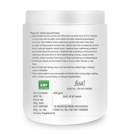 Natures Velvet Senior Protein 400gms